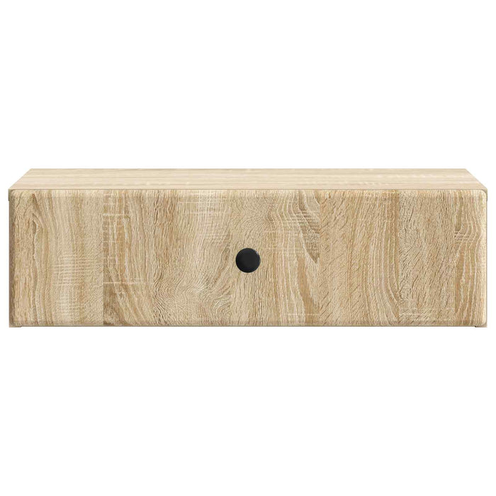 Masă laterală montată pe perete Stejar Sonoma 59 x 34,5 x 17 cm - WALTI WALTI