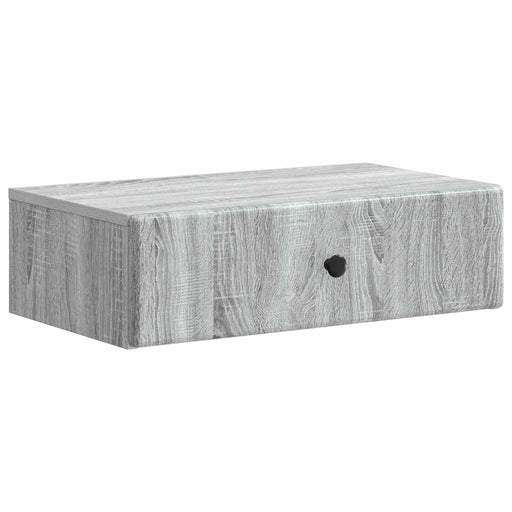 Masă laterală montată pe perete Sonoma gri 59 x 34,5 x 17 cm - WALTI WALTI