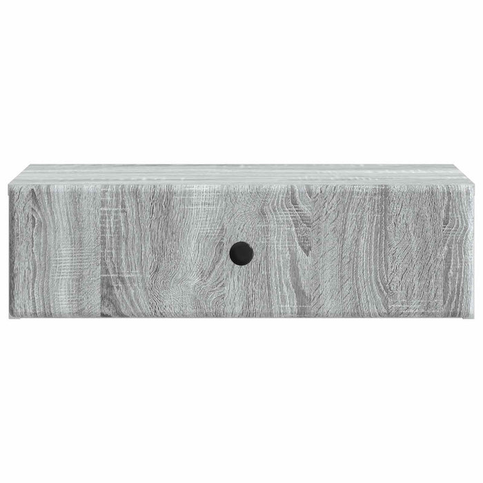 Masă laterală montată pe perete Sonoma gri 59 x 34,5 x 17 cm - WALTI WALTI