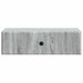 Masă laterală montată pe perete Sonoma gri 59 x 34,5 x 17 cm - WALTI WALTI