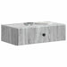 Masă laterală montată pe perete Sonoma gri 59 x 34,5 x 17 cm - WALTI WALTI