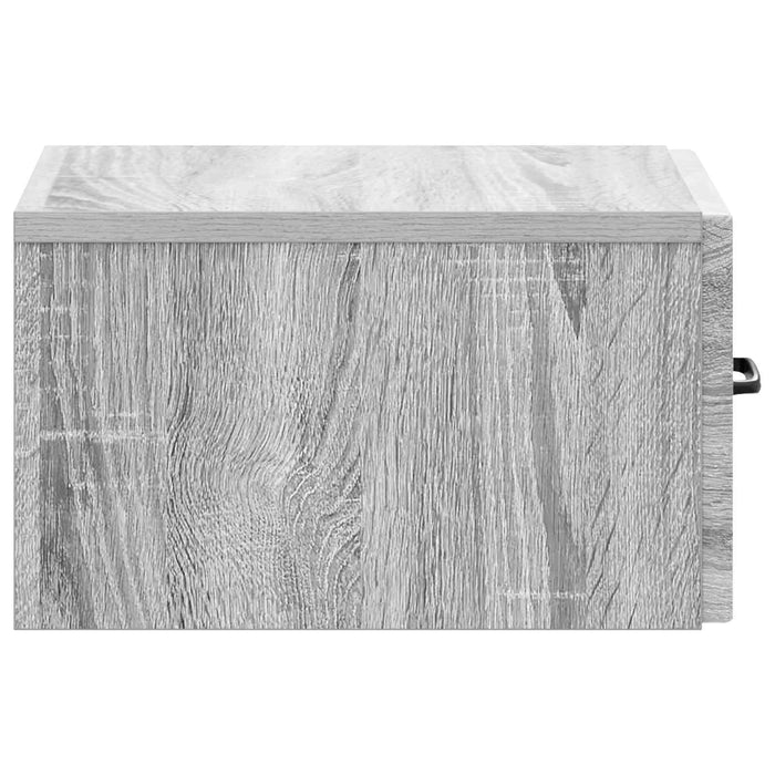 Masă laterală montată pe perete Sonoma gri 59 x 34,5 x 17 cm - WALTI WALTI
