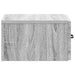 Masă laterală montată pe perete Sonoma gri 59 x 34,5 x 17 cm - WALTI WALTI