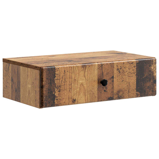 Masă laterală montată pe perete Lemn vechi 59 x 34,5 x 17 cm - WALTI WALTI
