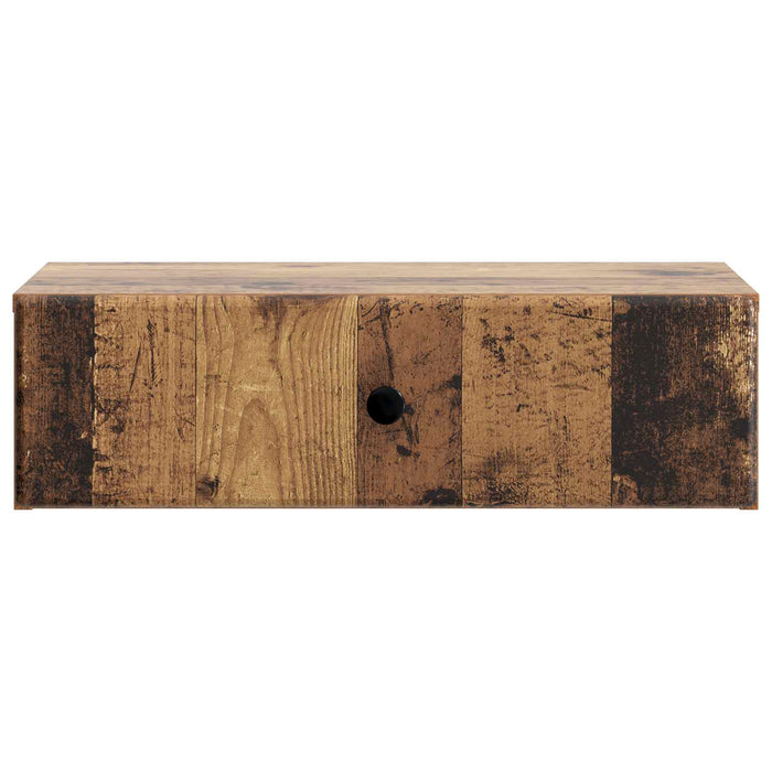 Masă laterală montată pe perete Lemn vechi 59 x 34,5 x 17 cm - WALTI WALTI