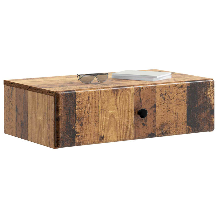 Masă laterală montată pe perete Lemn vechi 59 x 34,5 x 17 cm - WALTI WALTI