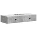 Masă laterală montată pe perete Gri Beton 87,5 x 34,5 x 17 cm - WALTI WALTI