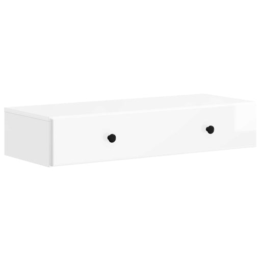 Masă laterală montată pe perete Alb foarte lucios - WALTI WALTI