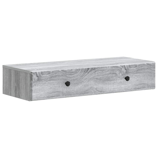 Masă laterală montată pe perete Sonoma gri 87,5 x 34,5 x 17 cm - WALTI WALTI