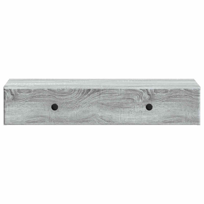 Masă laterală montată pe perete Sonoma gri 87,5 x 34,5 x 17 cm - WALTI WALTI