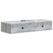 Masă laterală montată pe perete Sonoma gri 87,5 x 34,5 x 17 cm - WALTI WALTI
