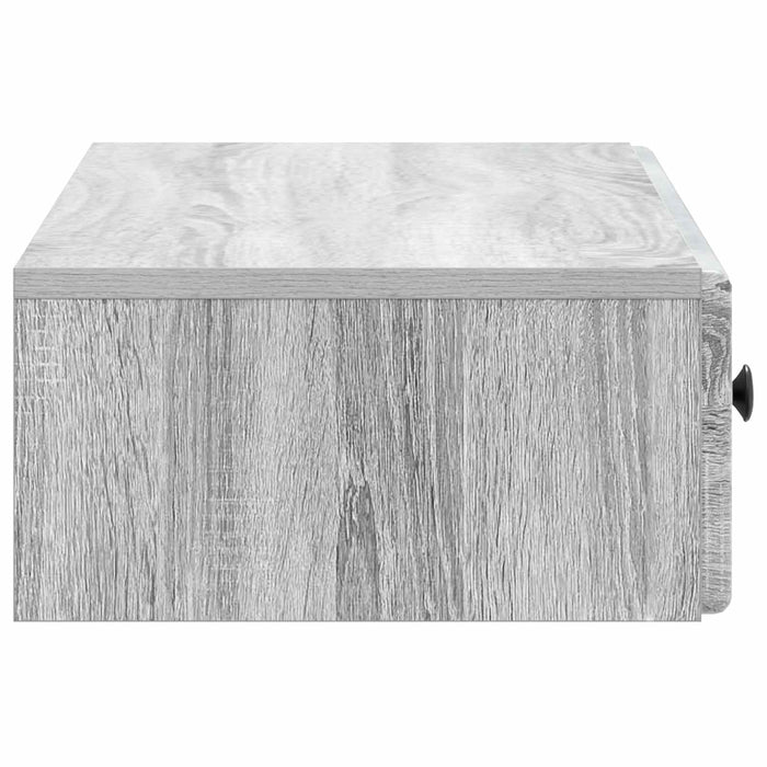 Masă laterală montată pe perete Sonoma gri 87,5 x 34,5 x 17 cm - WALTI WALTI