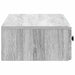 Masă laterală montată pe perete Sonoma gri 87,5 x 34,5 x 17 cm - WALTI WALTI