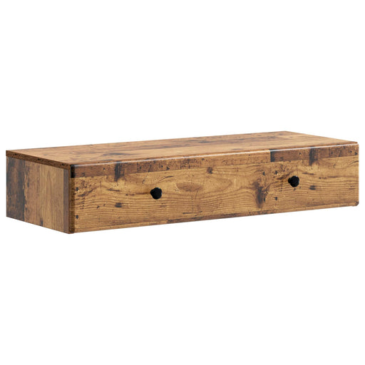 Masă laterală montată pe perete Lemn vechi 87,5 x 34,5 x 17 cm - WALTI WALTI