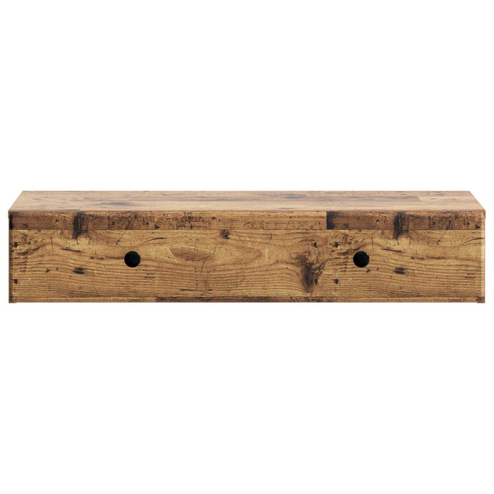 Masă laterală montată pe perete Lemn vechi 87,5 x 34,5 x 17 cm - WALTI WALTI