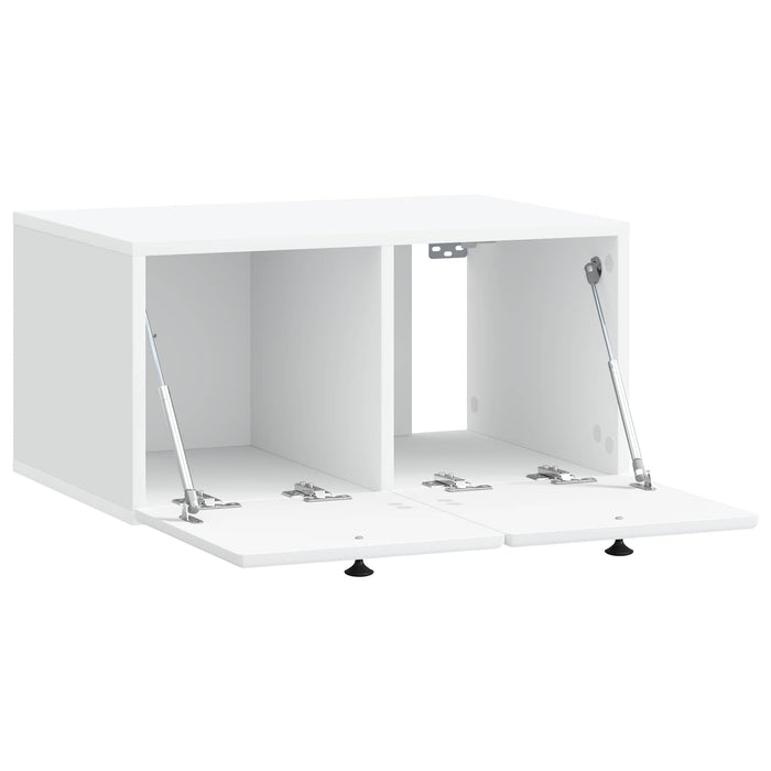 Oglindă TV montată pe perete 59,5 x 41 x 30 cm Alb - WALTI WALTI