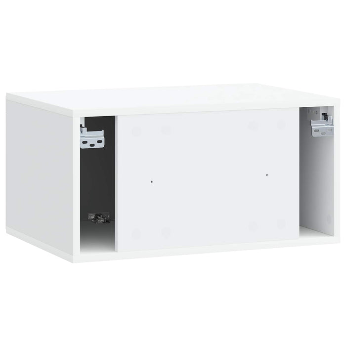 Oglindă TV montată pe perete 59,5 x 41 x 30 cm Alb - WALTI WALTI