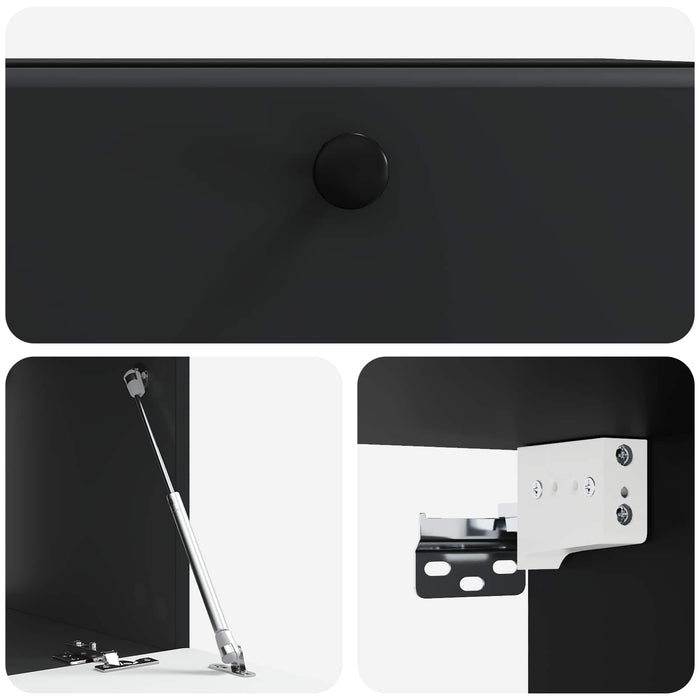 Oglindă TV montată pe perete Pe perete Negru 59,5 x 41 x 30 cm - WALTI WALTI