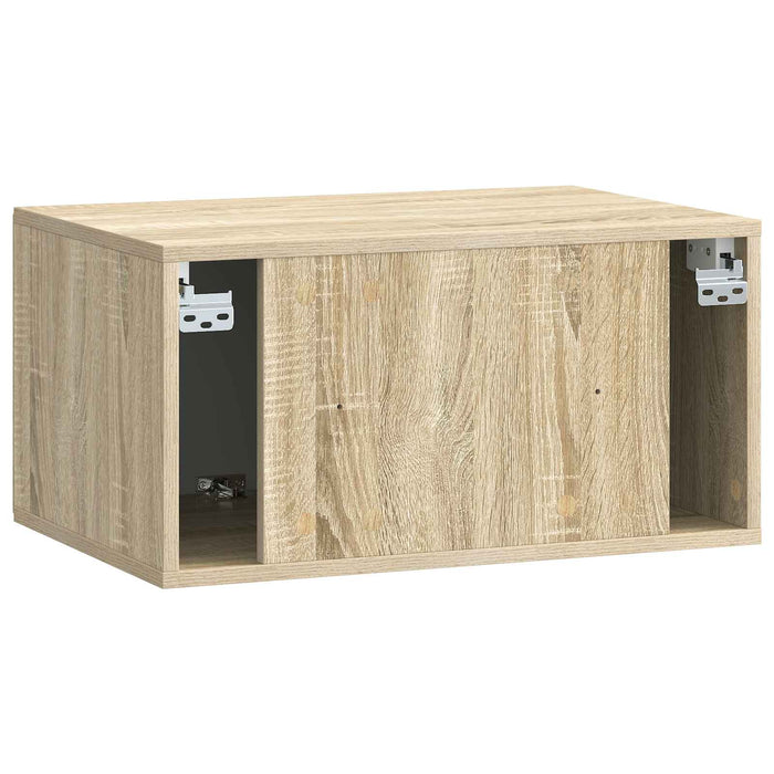 Oglindă TV montată pe perete Stejar Sonoma 59,5 x 41 x 30 cm - WALTI WALTI