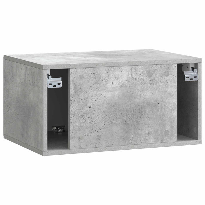 Oglindă TV montată pe perete Gri Beton 59,5 x 41 x 30 cm - WALTI WALTI