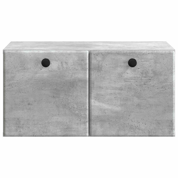 Oglindă TV montată pe perete Gri Beton 59,5 x 41 x 30 cm - WALTI WALTI