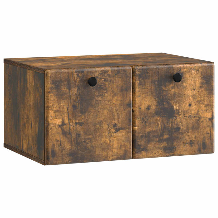 Oglindă TV montată pe perete Stejar fumuriu 59,5 x 41 x 30 cm - WALTI WALTI