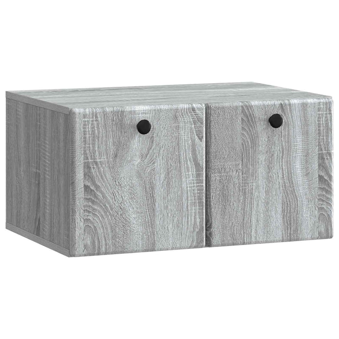 Oglindă TV montată pe perete Sonoma gri 59,5 x 41 x 30 cm - WALTI WALTI