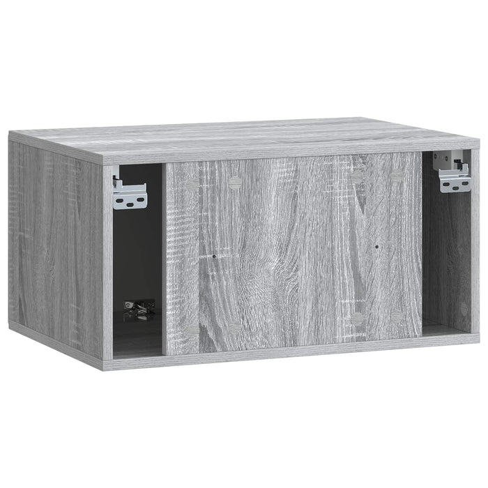 Oglindă TV montată pe perete Sonoma gri 59,5 x 41 x 30 cm - WALTI WALTI