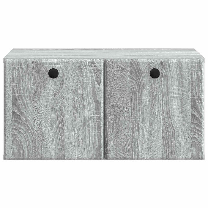 Oglindă TV montată pe perete Sonoma gri 59,5 x 41 x 30 cm - WALTI WALTI