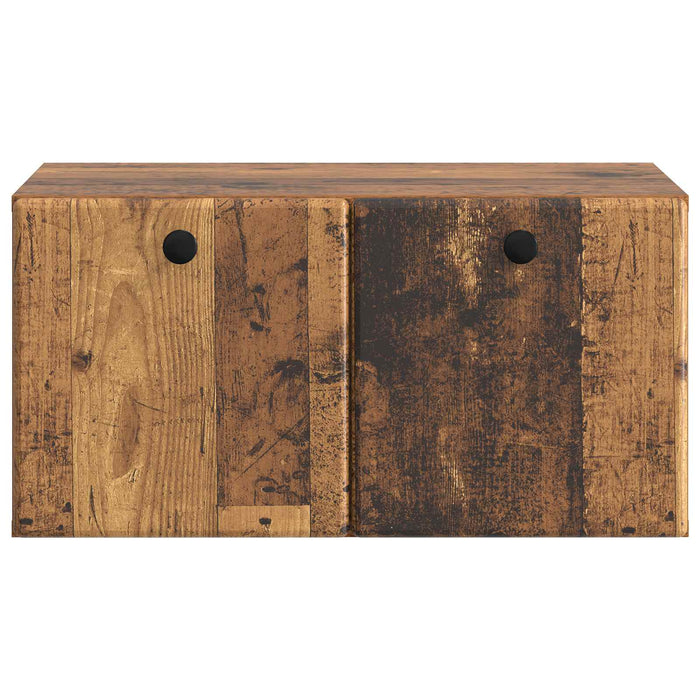 Oglindă TV montată pe perete Lemn vechi 59,5 x 41 x 30 cm - WALTI WALTI