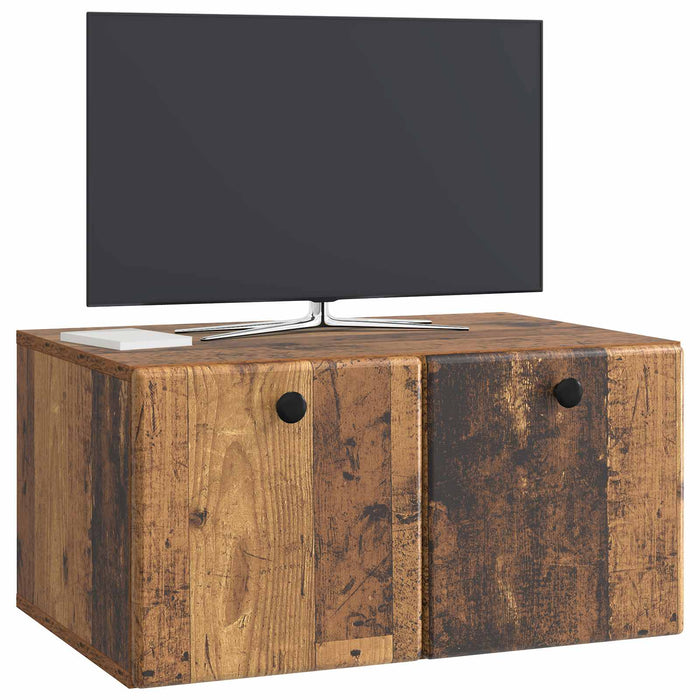 Oglindă TV montată pe perete Lemn vechi 59,5 x 41 x 30 cm - WALTI WALTI