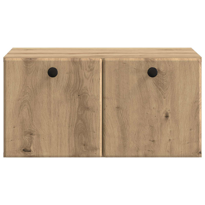 Oglindă TV montată pe perete Stejar Artizanal 59,5 x 41 x 30 cm - WALTI WALTI