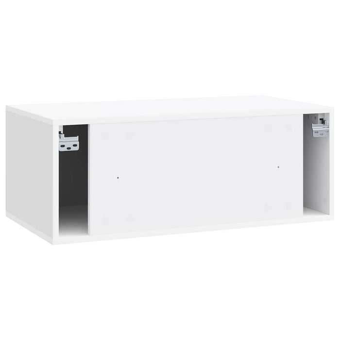 Oglindă TV montată pe perete 78,5 x 41 x 30 cm Alb - WALTI WALTI