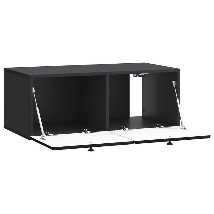 Oglindă TV montată pe perete Pe perete Negru 78,5 x 41 x 30 cm - WALTI WALTI