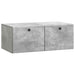 Oglindă TV montată pe perete Gri Beton 78,5 x 41 x 30 cm - WALTI WALTI