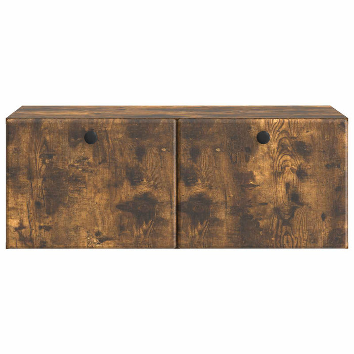 Oglindă TV montată pe perete Stejar fumuriu 78,5 x 41 x 30 cm - WALTI WALTI