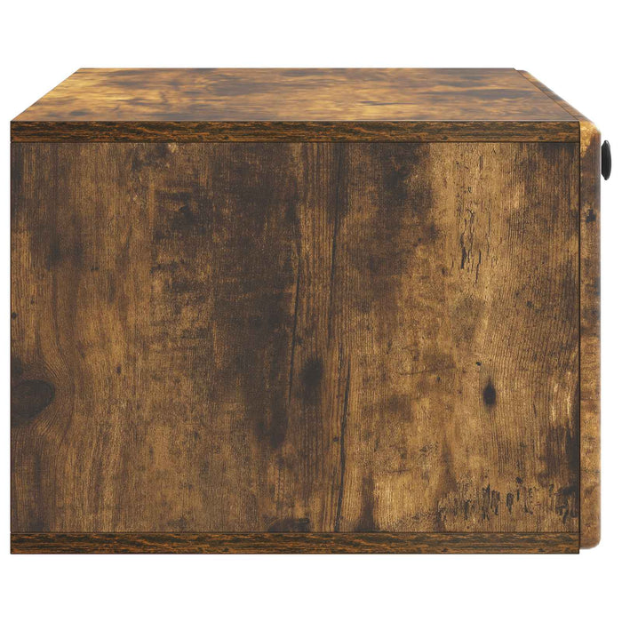 Oglindă TV montată pe perete Stejar fumuriu 78,5 x 41 x 30 cm - WALTI WALTI