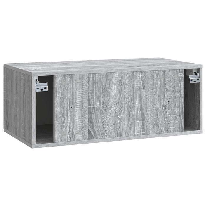 Oglindă TV montată pe perete Sonoma gri 78,5 x 41 x 30 cm - WALTI WALTI