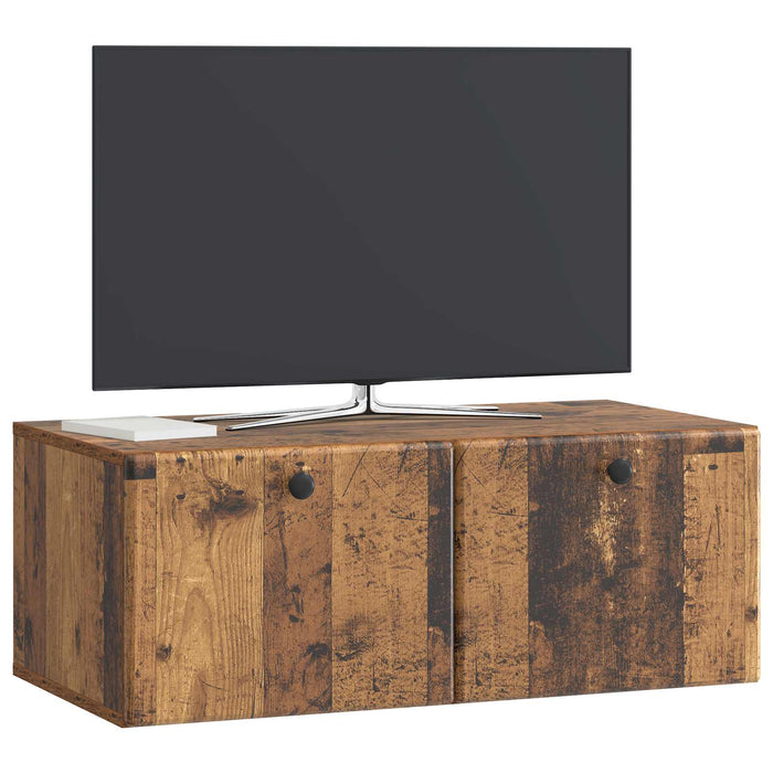 Oglindă TV montată pe perete Lemn vechi 78,5 x 41 x 30 cm - WALTI WALTI