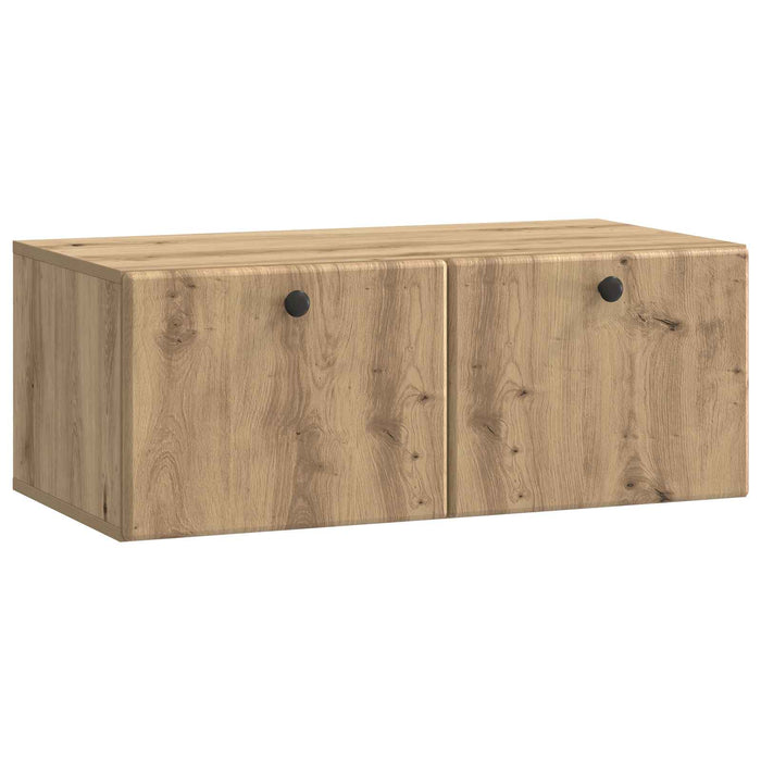 Oglindă TV montată pe perete Stejar Artizanal 78,5 x 41 x 30 cm - WALTI WALTI