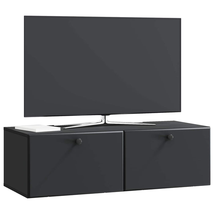 Oglindă TV montată pe perete Pe perete Negru 98 x 41 x 30 cm - WALTI WALTI