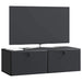 Oglindă TV montată pe perete Pe perete Negru 98 x 41 x 30 cm - WALTI WALTI