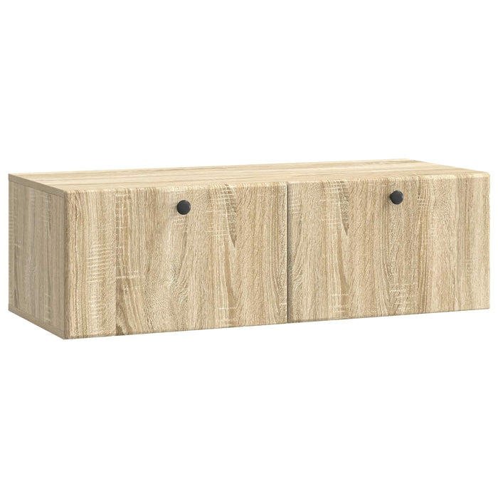 Oglindă TV montată pe perete Stejar Sonoma 98 x 41 x 30 cm - WALTI WALTI