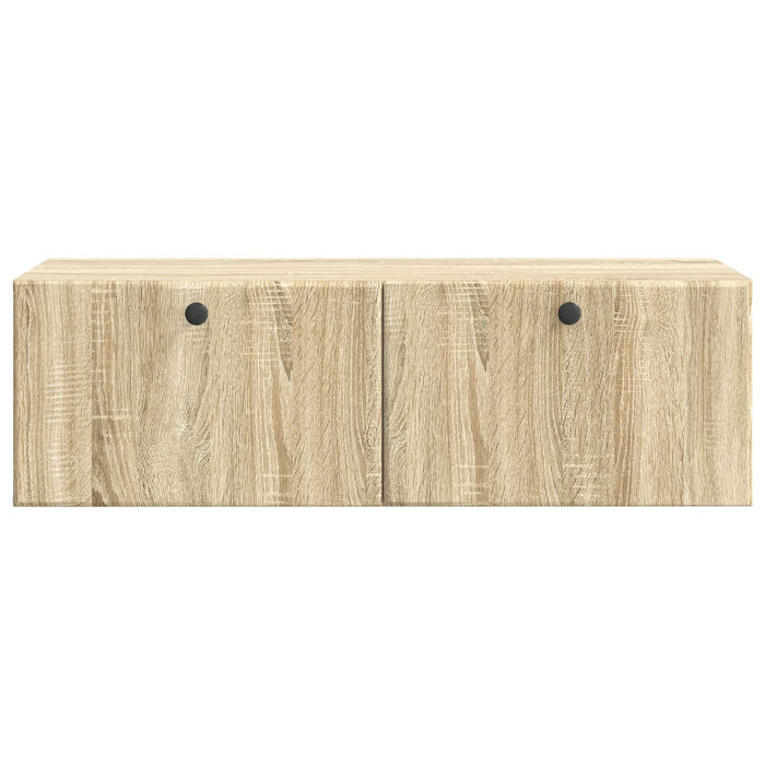 Oglindă TV montată pe perete Stejar Sonoma 98 x 41 x 30 cm - WALTI WALTI