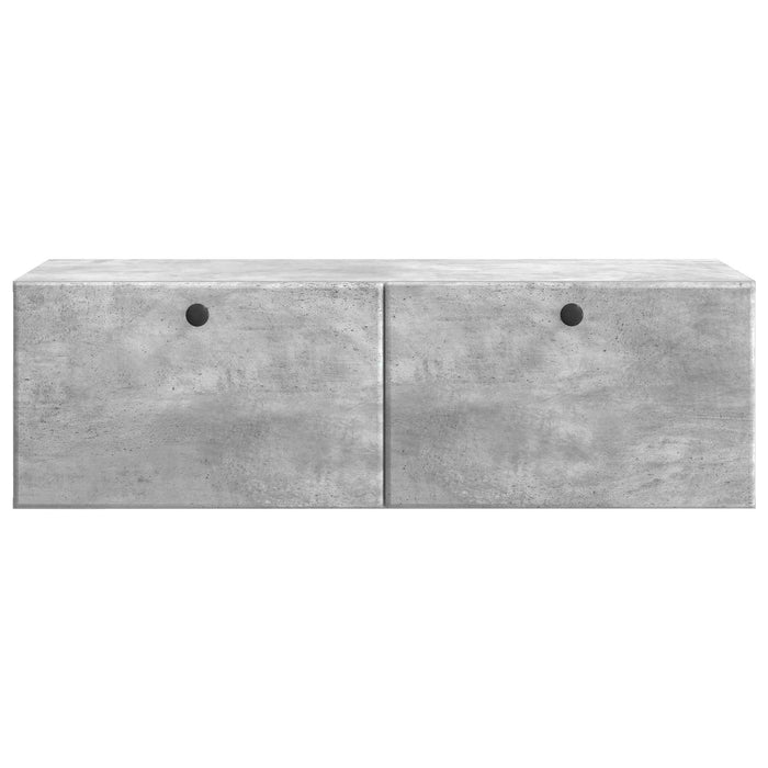 Oglindă TV montată pe perete Gri Beton 98 x 41 x 30 cm - WALTI WALTI