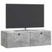Oglindă TV montată pe perete Gri Beton 98 x 41 x 30 cm - WALTI WALTI