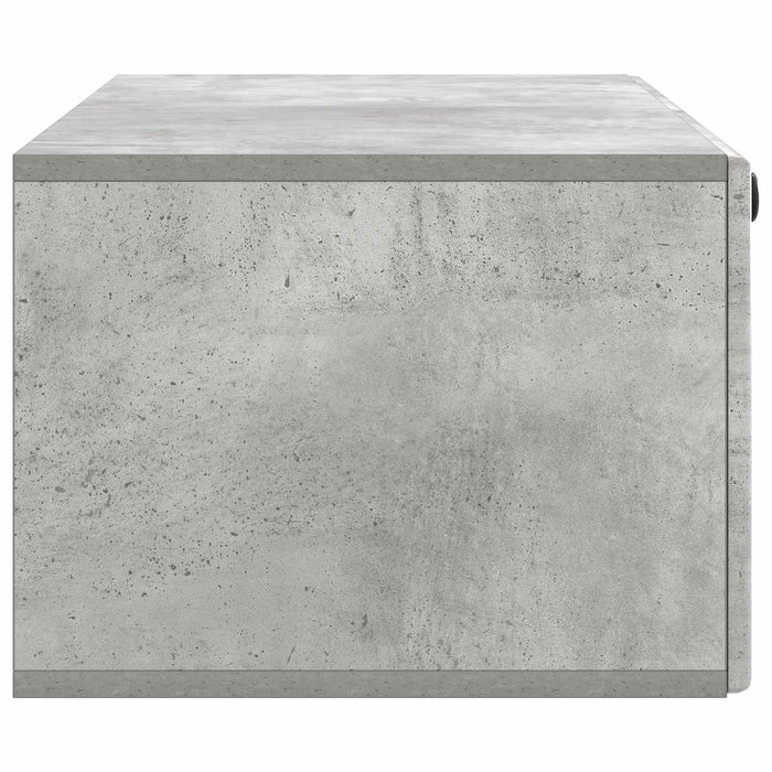 Oglindă TV montată pe perete Gri Beton 98 x 41 x 30 cm - WALTI WALTI