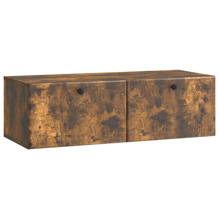 Oglindă TV montată pe perete Stejar fumuriu 98 x 41 x 30 cm - WALTI WALTI