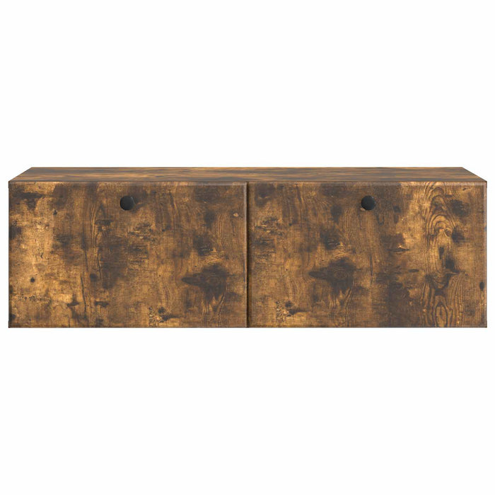 Oglindă TV montată pe perete Stejar fumuriu 98 x 41 x 30 cm - WALTI WALTI