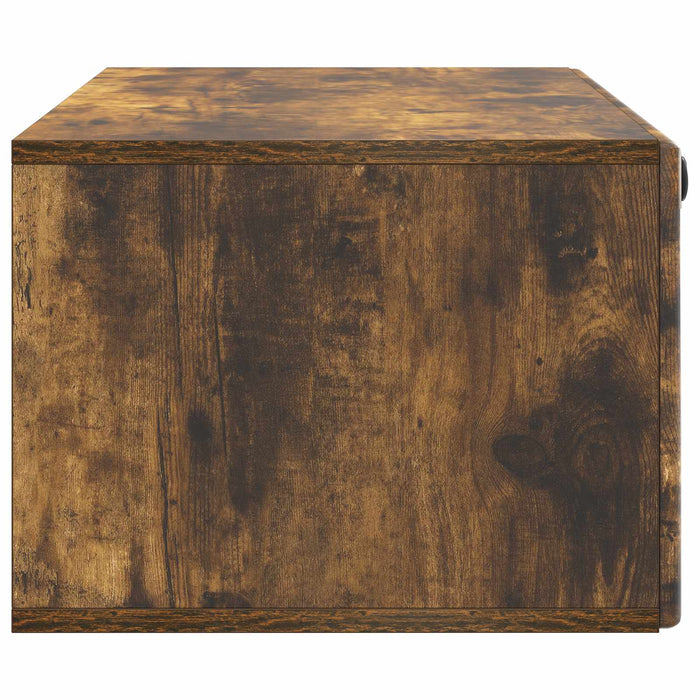 Oglindă TV montată pe perete Stejar fumuriu 98 x 41 x 30 cm - WALTI WALTI